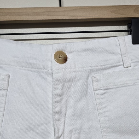 NWT Anthropologie Maeve 16W The Colette Shorts White 16 W Plus Size New - Picture 3 of 9